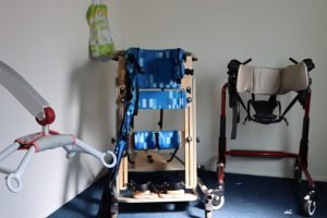 An image of some walking aids and hoists
